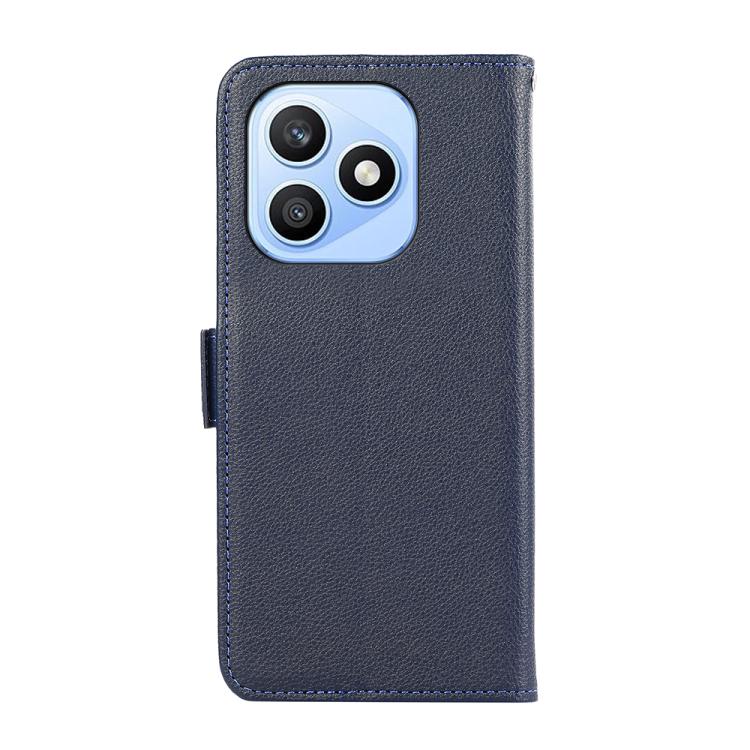 For Honor X8d 4G ABEEL Side-Magnetic Litchi Pattern Leather RFID Phone Case