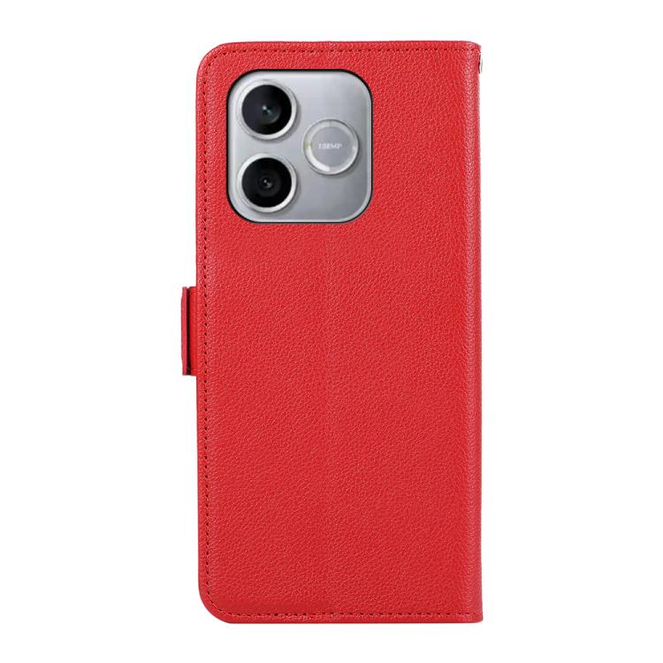 For Honor 600 Lite Global ABEEL Side-Magnetic Litchi Pattern Leather RFID Phone Case