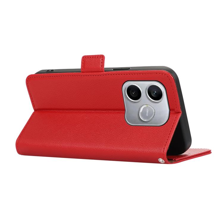 For Honor 600 Lite Global ABEEL Side-Magnetic Litchi Pattern Leather RFID Phone Case