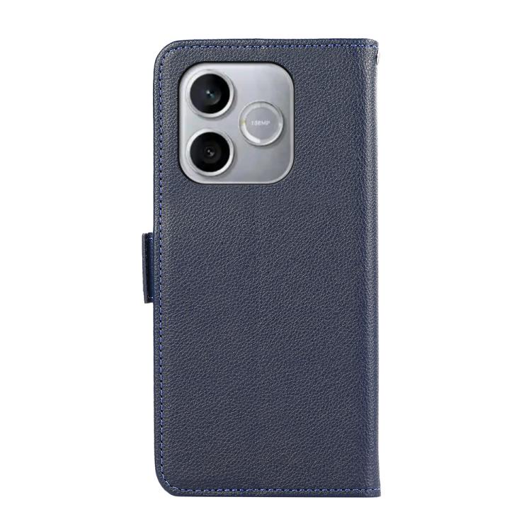 For Honor 600 Lite Global ABEEL Side-Magnetic Litchi Pattern Leather RFID Phone Case