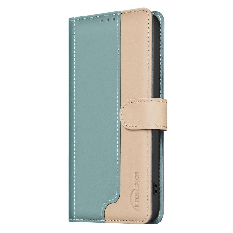 For Samsung Galaxy M06 5G / F06 5G Color Matching RFID Anti-theft Leather Phone Case