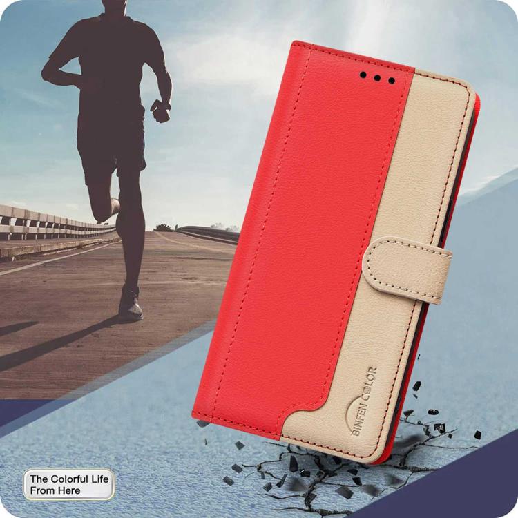 For Samsung Galaxy M16 5G / F16 5G Color Matching RFID Anti-theft Leather Phone Case