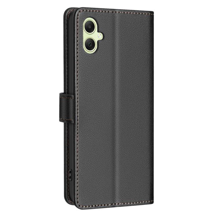 For Samsung Galaxy M06 5G / F06 5G Litchi Texture RFID Anti-theft Leather Phone Case