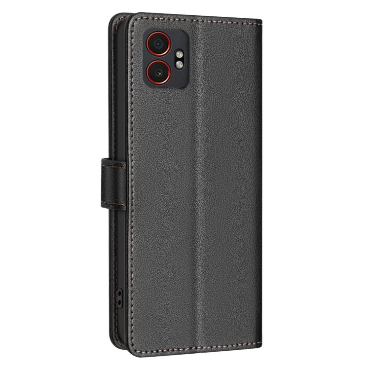 For Samsung Galaxy XCover 7 Pro Litchi Texture RFID Anti-theft Leather Phone Case