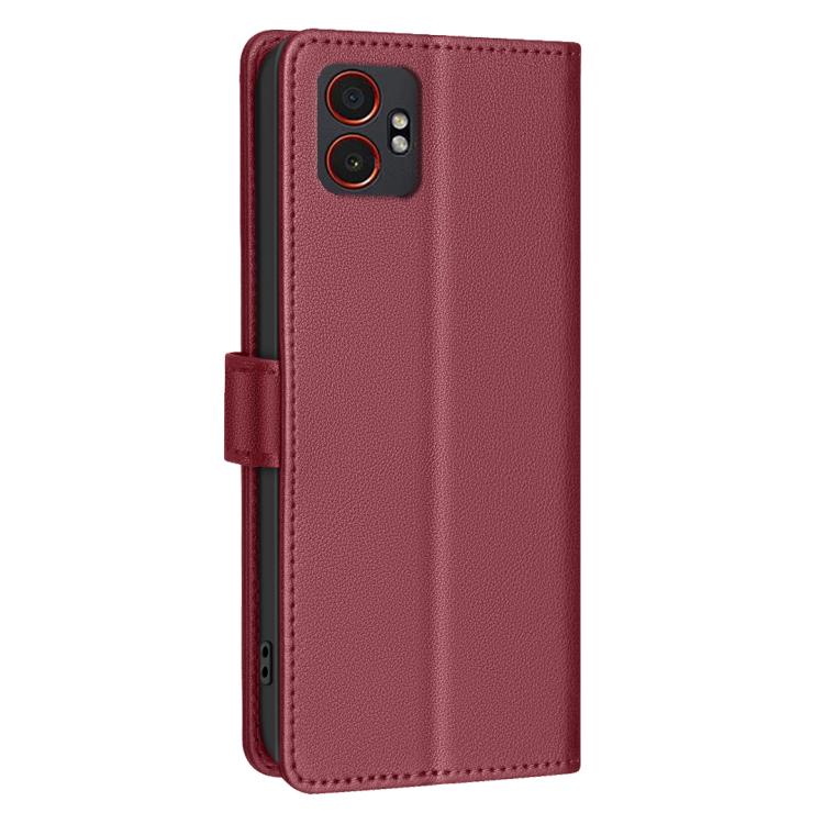 For Samsung Galaxy XCover 7 Pro Litchi Texture RFID Anti-theft Leather Phone Case