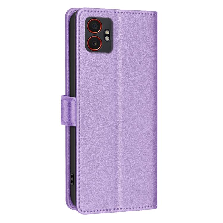 For Samsung Galaxy XCover 7 Pro Litchi Texture RFID Anti-theft Leather Phone Case