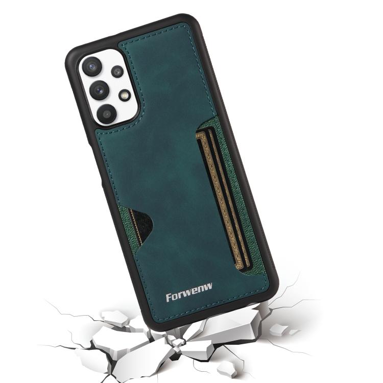 For Samsung Galaxy A32 5G / M32 5G Forwenw F5 Series Integrated Card Bag Phone Case