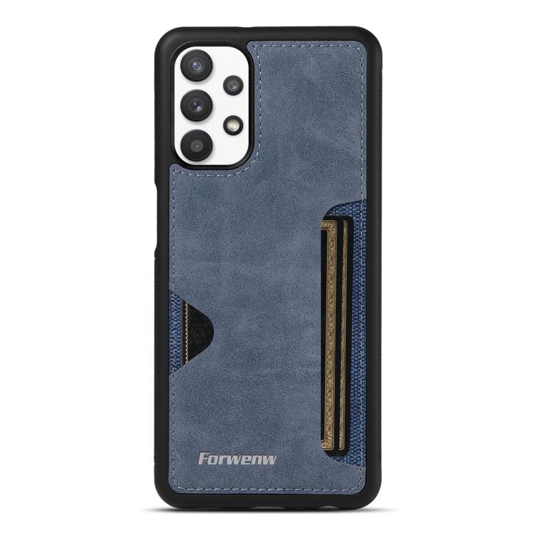 For Samsung Galaxy A32 5G / M32 5G Forwenw F5 Series Integrated Card Bag Phone Case