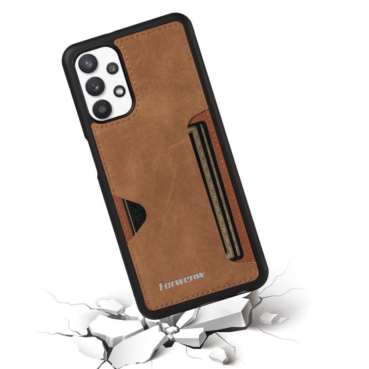 For Samsung Galaxy A32 5G / M32 5G Forwenw F5 Series Integrated Card Bag Phone Case