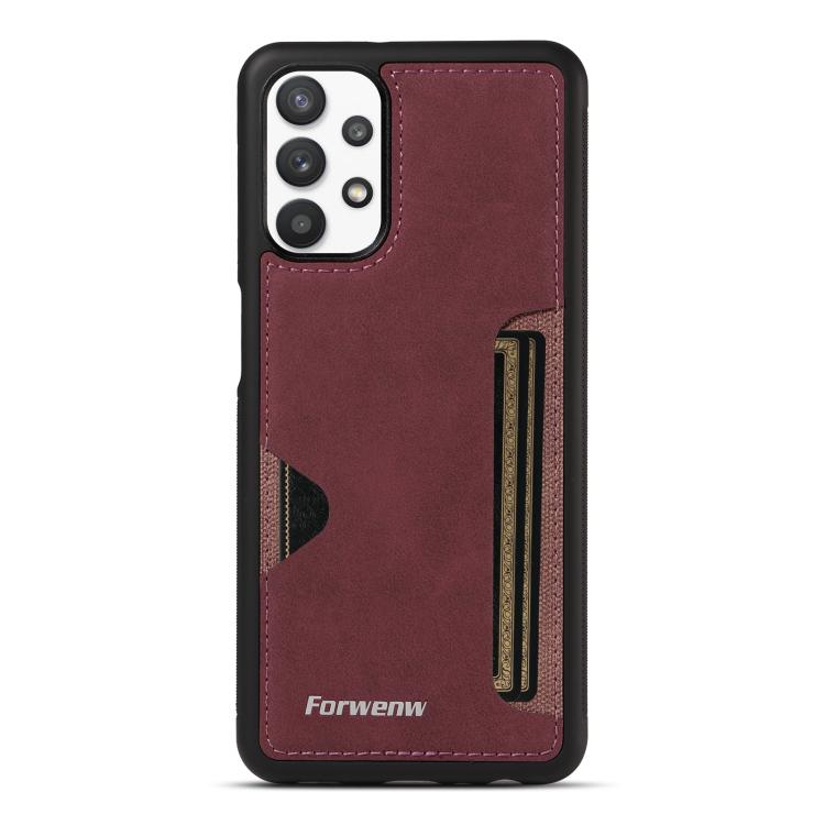 For Samsung Galaxy A32 5G / M32 5G Forwenw F5 Series Integrated Card Bag Phone Case