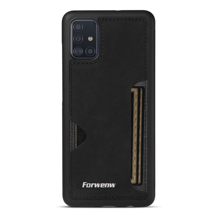 For Samsung Galaxy A51 Forwenw F5 Series Integrated Card Bag Phone Case
