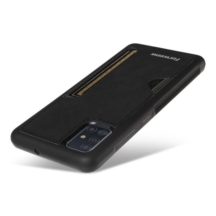 For Samsung Galaxy A51 Forwenw F5 Series Integrated Card Bag Phone Case