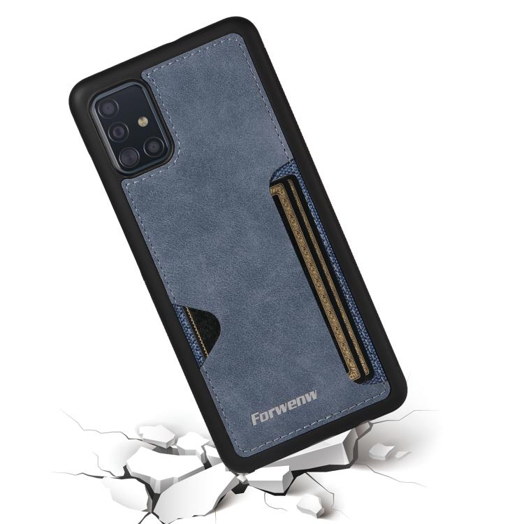 For Samsung Galaxy A51 Forwenw F5 Series Integrated Card Bag Phone Case
