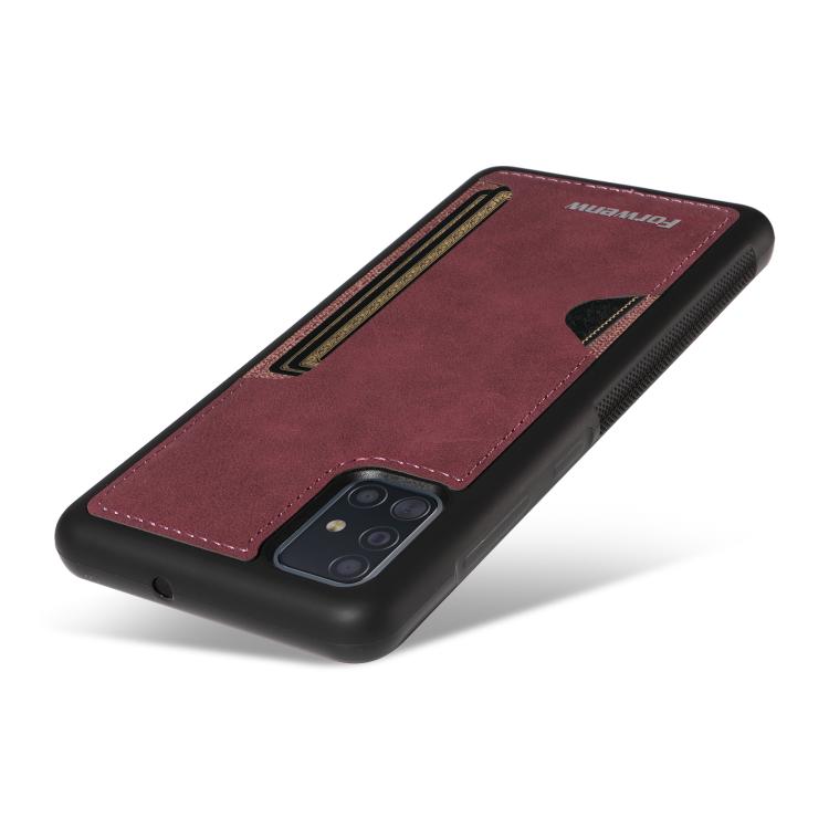 For Samsung Galaxy A51 Forwenw F5 Series Integrated Card Bag Phone Case