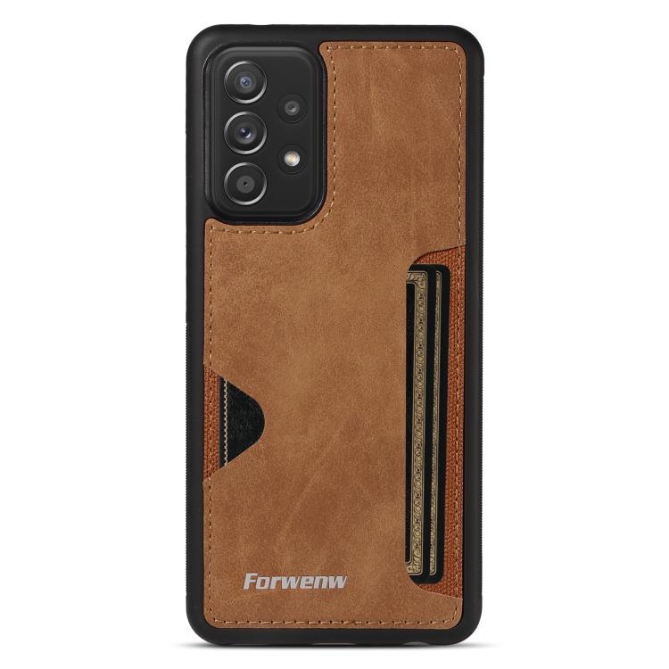 For Samsung Galaxy A52 4G / 5G / A52s 5G Forwenw F5 Series Integrated Card Bag Phone Case