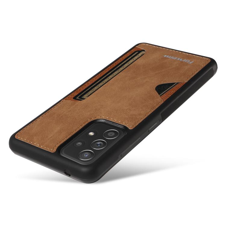 For Samsung Galaxy A52 4G / 5G / A52s 5G Forwenw F5 Series Integrated Card Bag Phone Case