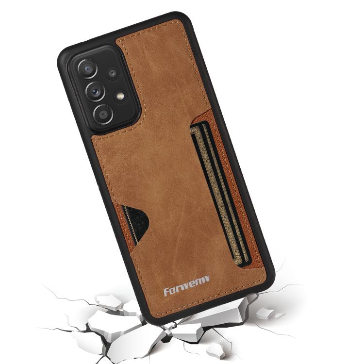 For Samsung Galaxy A52 4G / 5G / A52s 5G Forwenw F5 Series Integrated Card Bag Phone Case