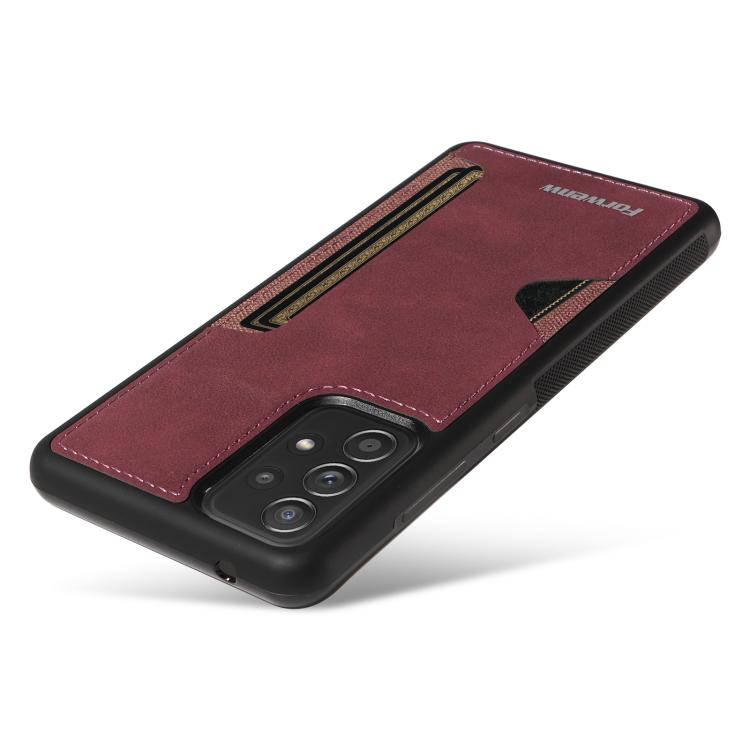 For Samsung Galaxy A52 4G / 5G / A52s 5G Forwenw F5 Series Integrated Card Bag Phone Case