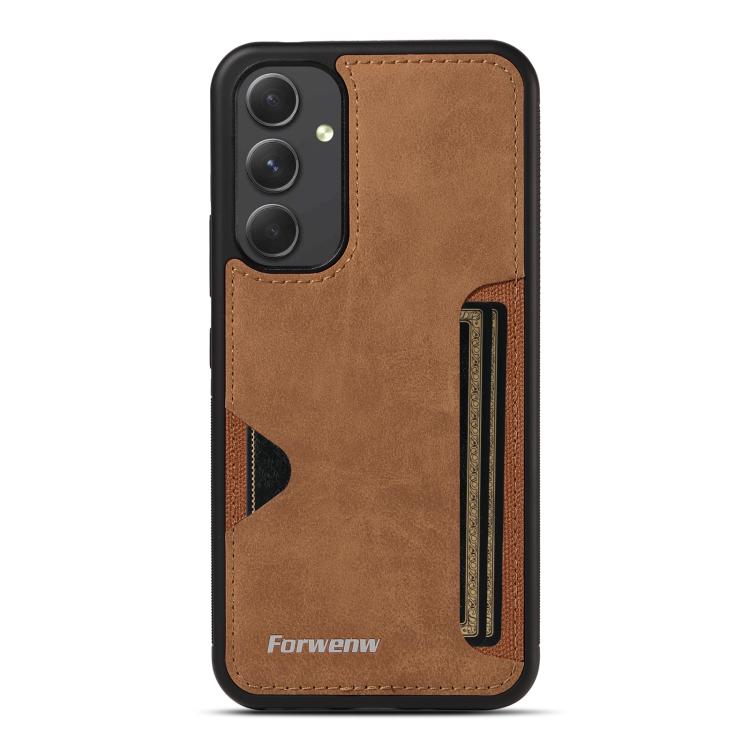 For Samsung Galaxy A54 5G Forwenw F5 Series Integrated Card Bag Phone Case