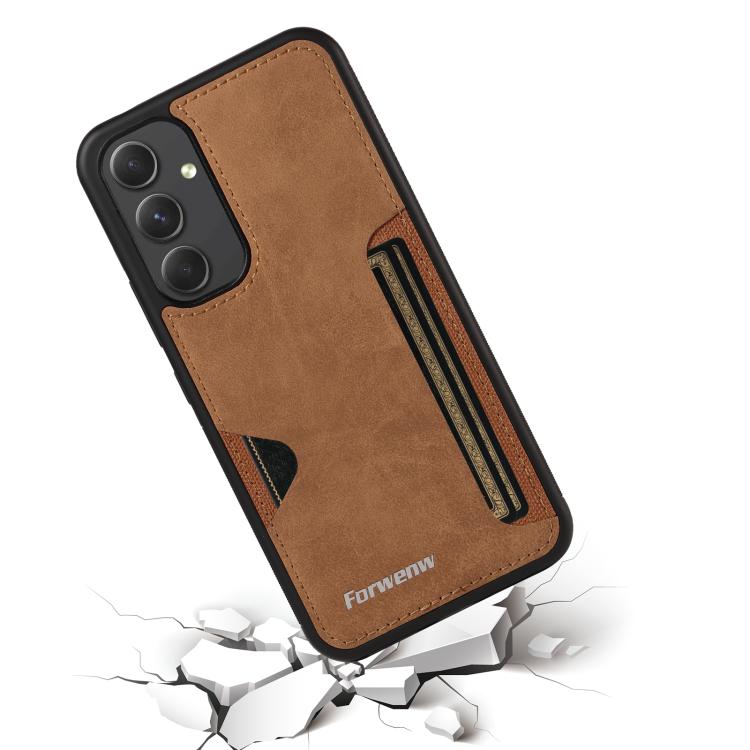 For Samsung Galaxy A54 5G Forwenw F5 Series Integrated Card Bag Phone Case