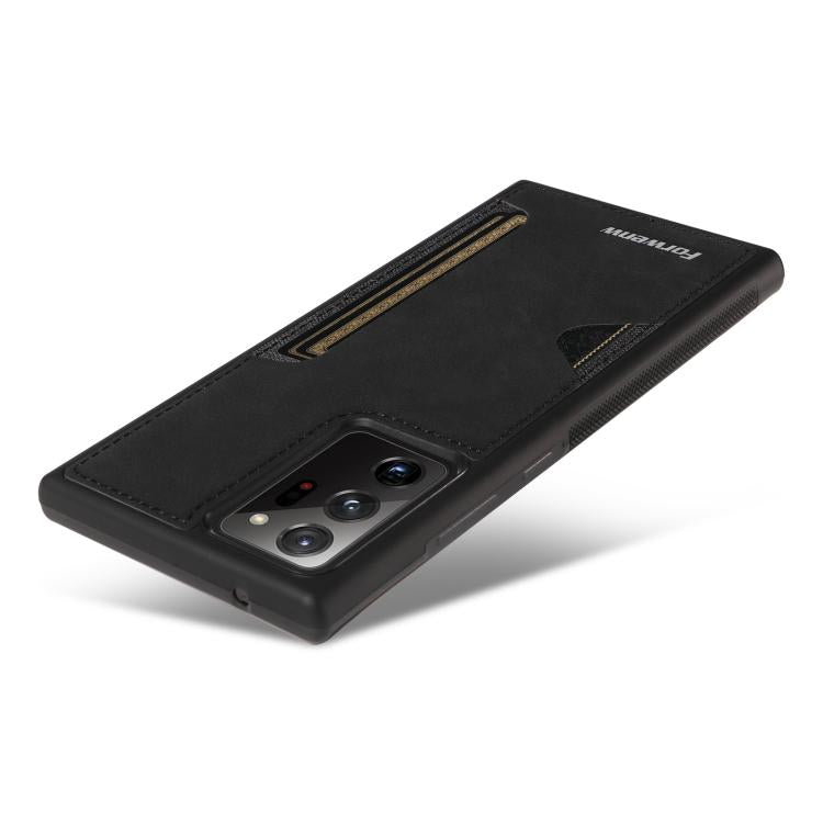 For Samsung Galaxy Note20 Ultra 5G Forwenw F5 Series Integrated Card Bag Phone Case