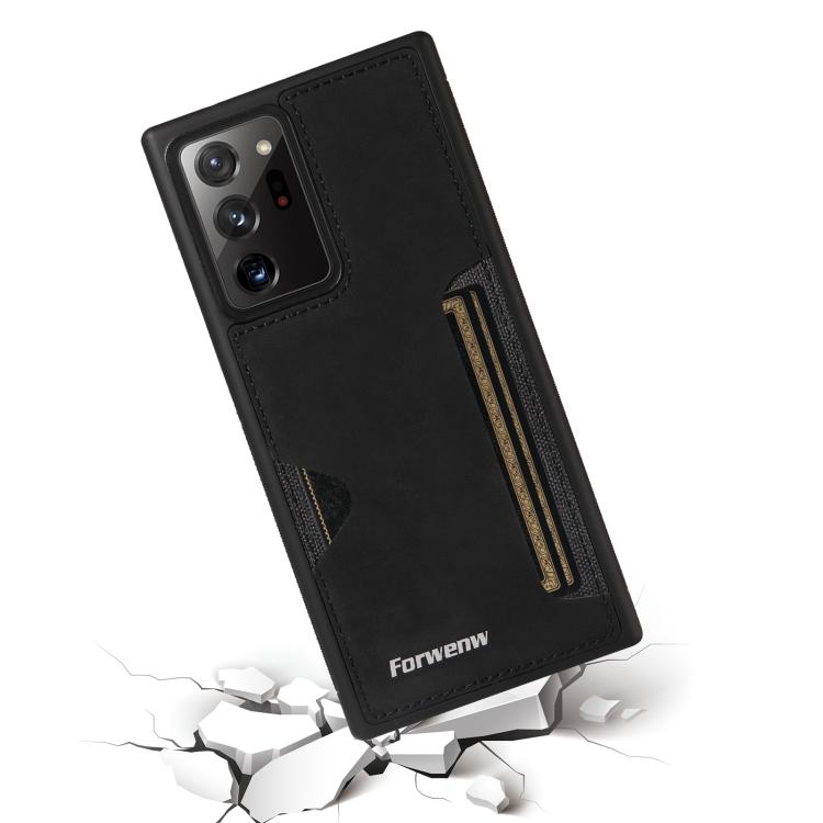 For Samsung Galaxy Note20 Ultra 5G Forwenw F5 Series Integrated Card Bag Phone Case