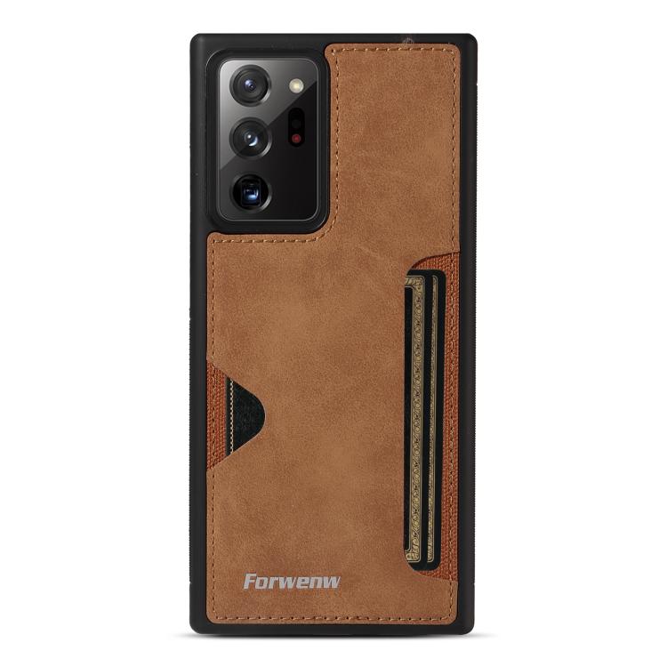 For Samsung Galaxy Note20 Ultra 5G Forwenw F5 Series Integrated Card Bag Phone Case