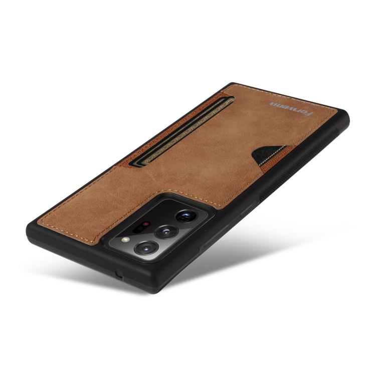 For Samsung Galaxy Note20 Ultra 5G Forwenw F5 Series Integrated Card Bag Phone Case