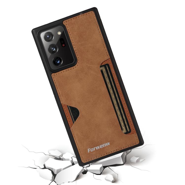 For Samsung Galaxy Note20 Ultra 5G Forwenw F5 Series Integrated Card Bag Phone Case