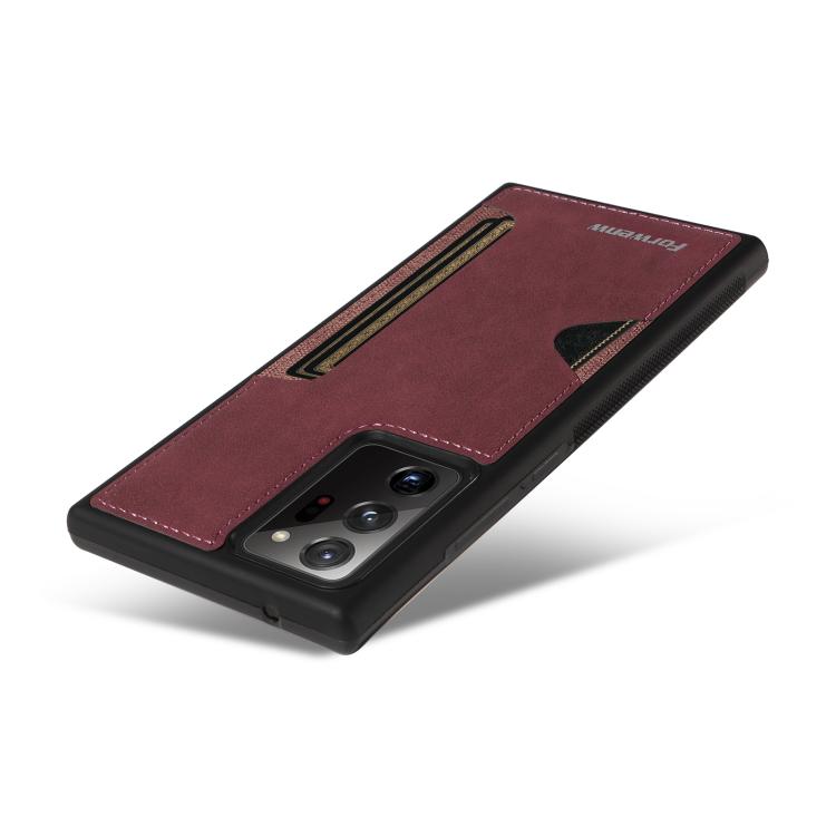 For Samsung Galaxy Note20 Ultra 5G Forwenw F5 Series Integrated Card Bag Phone Case