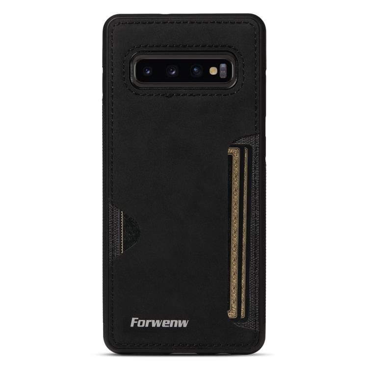 For Samsung Galaxy S10+ Forwenw F5 Series Integrated Card Bag Phone Case