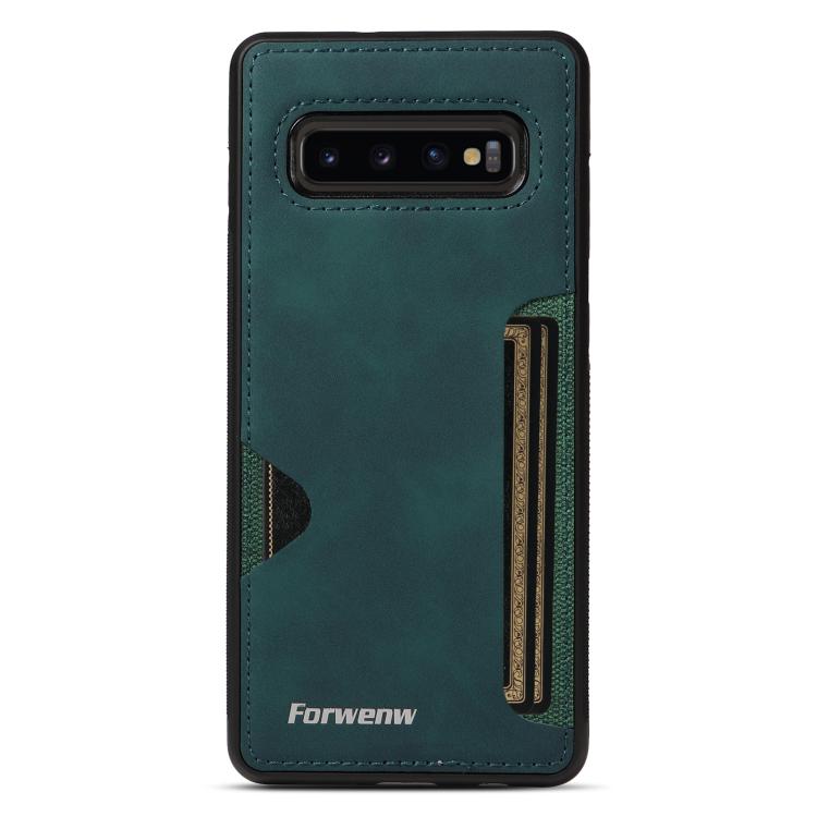 For Samsung Galaxy S10+ Forwenw F5 Series Integrated Card Bag Phone Case