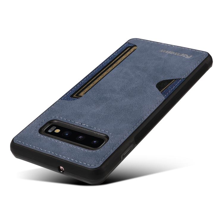 For Samsung Galaxy S10+ Forwenw F5 Series Integrated Card Bag Phone Case
