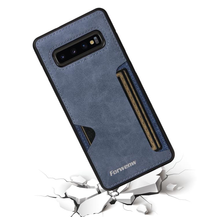 For Samsung Galaxy S10+ Forwenw F5 Series Integrated Card Bag Phone Case