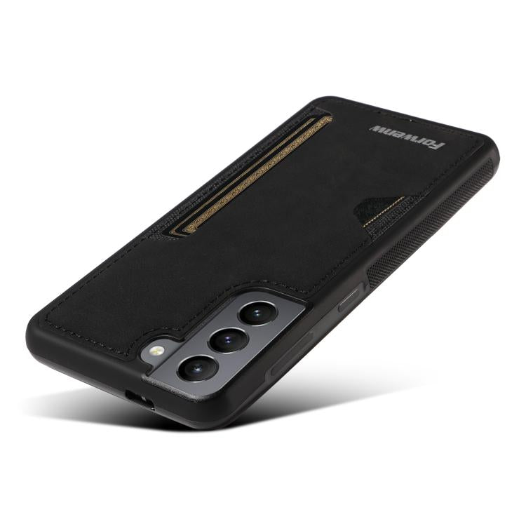 For Samsung Galaxy S21 5G Forwenw F5 Series Integrated Card Bag Phone Case