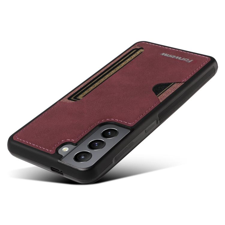 For Samsung Galaxy S21 5G Forwenw F5 Series Integrated Card Bag Phone Case