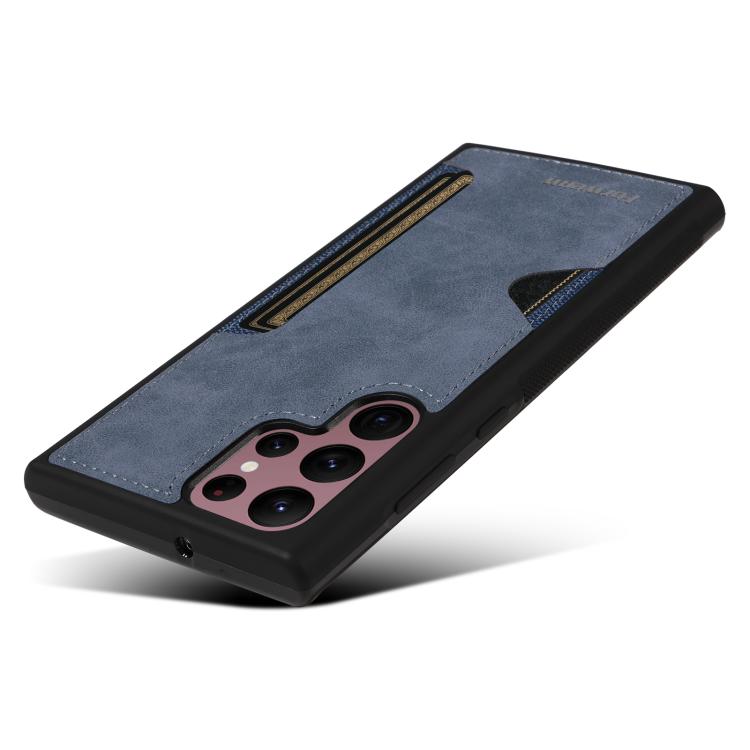 For Samsung Galaxy S22 Ultra 5G Forwenw F5 Series Integrated Card Bag Phone Case