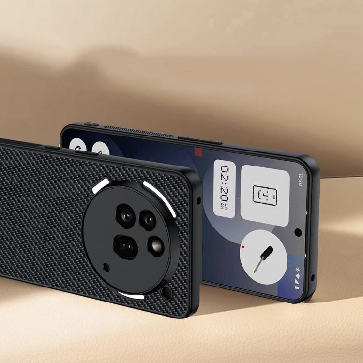 For Nothing Phone 3a Pro Ultra-thin Carbon Fiber Texture Printing Phone Case
