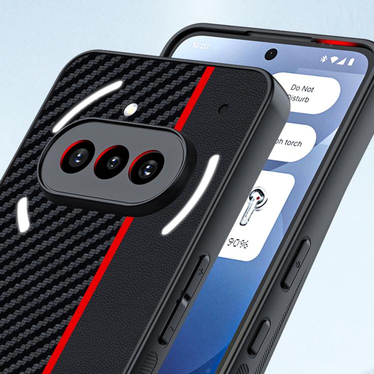 For Nothing Phone 3a Ultra-thin Carbon Fiber Texture Printing Phone Case