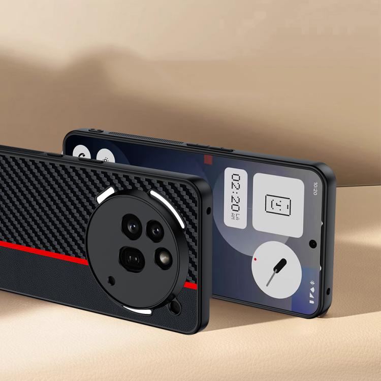 For Nothing Phone 3a Pro Ultra-thin Carbon Fiber Texture Printing Phone Case