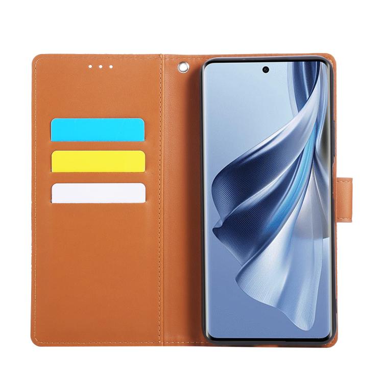 For OPPO Reno10 5G Global Rose Flower Embossed 3-Card Slots Leather Phone Case