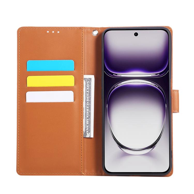 For OPPO Reno12 5G Global Rose Flower Embossed 3-Card Slots Leather Phone Case