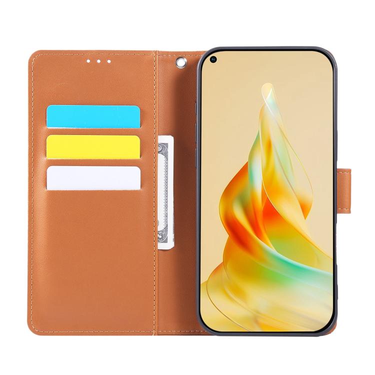 For OPPO A78 4G Rose Flower Embossed 3-Card Slots Leather Phone Case