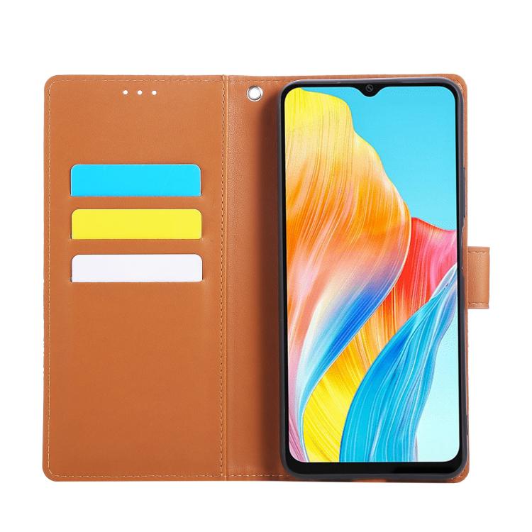 For OPPO A78 5G Rose Flower Embossed 3-Card Slots Leather Phone Case