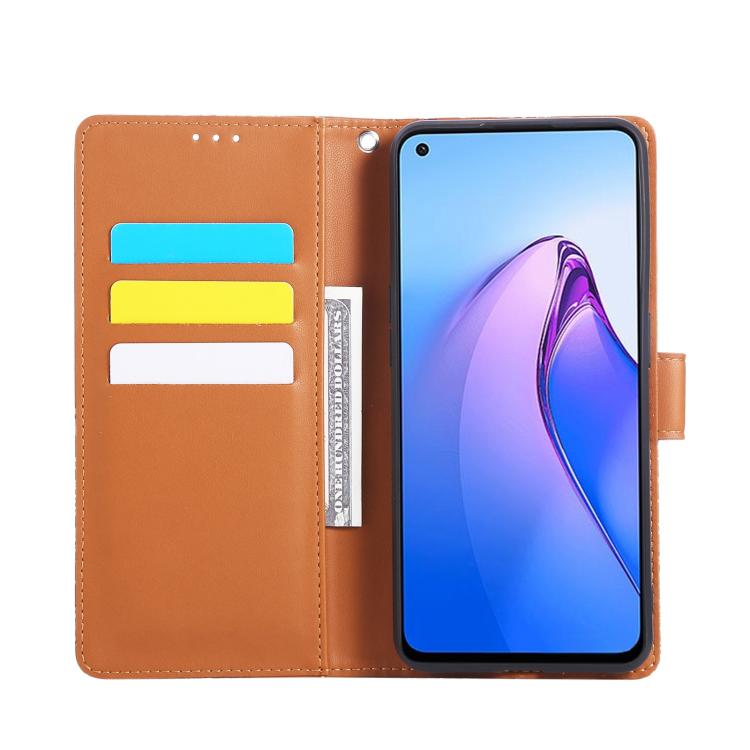 For OPPO Reno8 Pro 5G Rose Flower Embossed 3-Card Slots Leather Phone Case