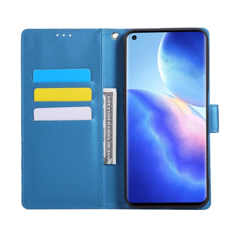 For OPPO Reno7 Pro 5G Rose Flower Embossed 3-Card Slots Leather Phone Case