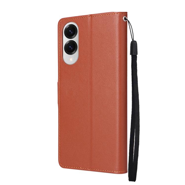 For Galaxy S25 Edge 5G 3-Card Slots Multifunctional Leather Phone Case