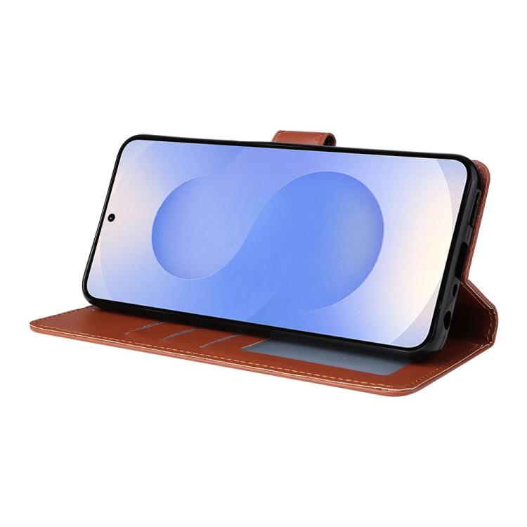 For Galaxy S25 Edge 5G 3-Card Slots Multifunctional Leather Phone Case