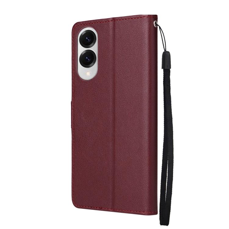 For Galaxy S25 Edge 5G 3-Card Slots Multifunctional Leather Phone Case