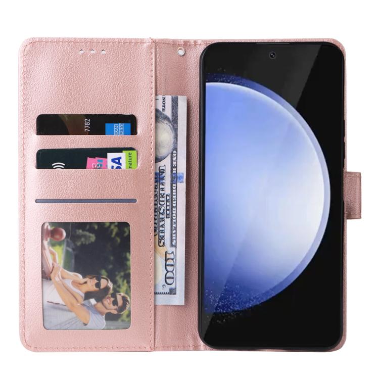 For Galaxy S26 FE / S25 FE 5G 3-Card Slots Multifunctional Leather Phone Case